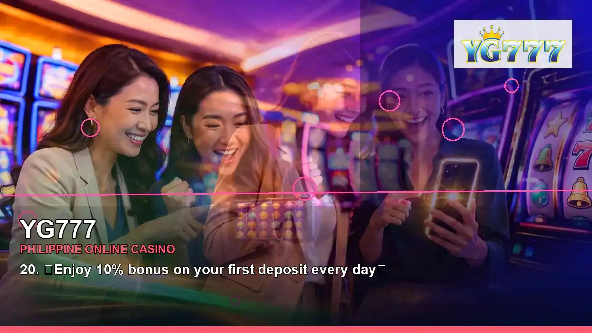 YG777 Philippines casino guide with right-diagonal party online slot games and an adult Filipina casino host