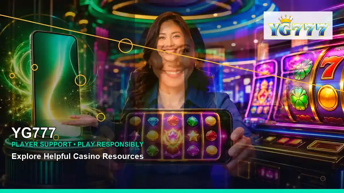 YG777 right close-up gold jackpot slot games highlighting mobile-friendly casino play